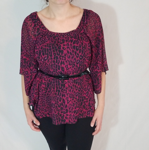 Tops - Woman's blouse leopard print!!!